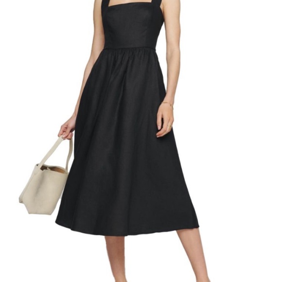 Reformation Frieda Linen Midi Dress - Picture 3 of 9